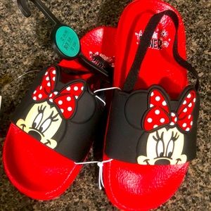 Disney Minnie Mouse Girl Sandals Size 13